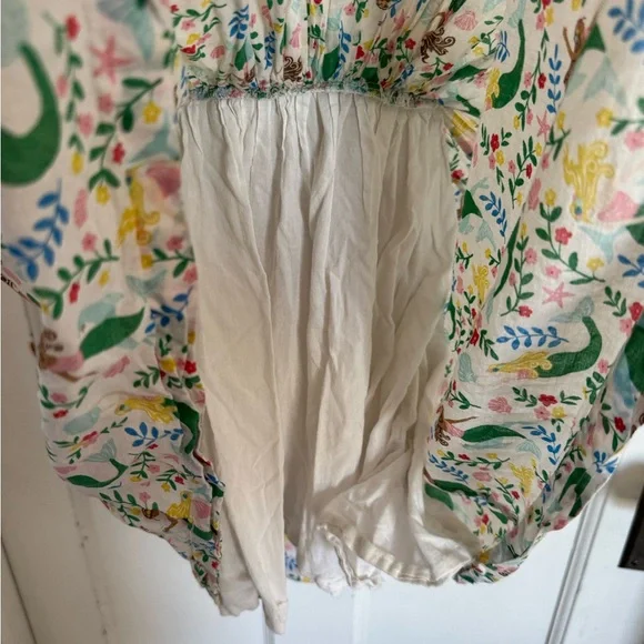 Mini Boden mermaid floral print dress size 6-7Y - Picture 3 of 9